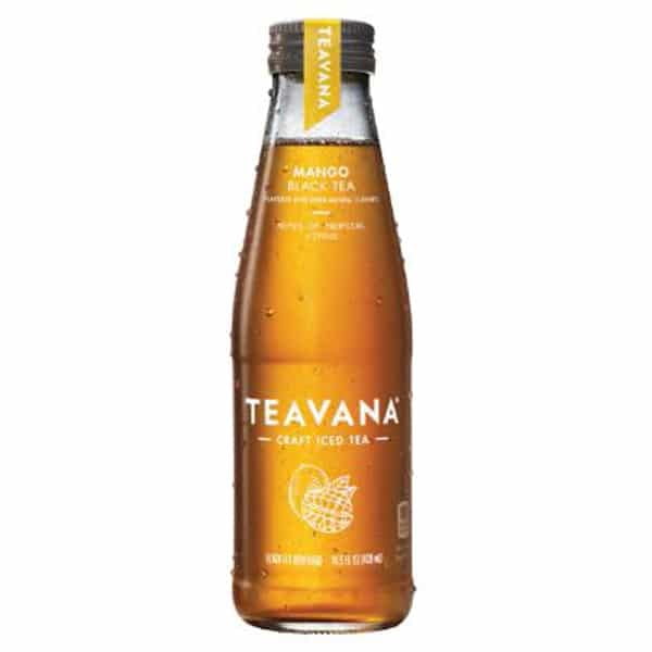Teavana Mango Black Tea 14.5 oz Glass Bottles Pack of 12