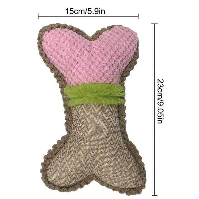 Bone Puppy Toy Anti-biting Realistic Bone Dog Toy Squeaker Pet Bite Toy for Dog