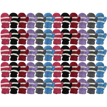 UPC: 0679537123157 | Yacht & Smith Kids Fuzzy Mittens  Warm Soft Mitten For Toddlers Children  Bulk (Assorted  12 Pack)