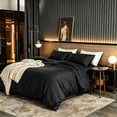 thumbnail image 6 of SORMAG 3 Pieces Duvet Cover Set, Soft Washed Microfiber Duvet Cover Full with 2 Pillow Shams,Black, 6 of 8