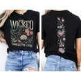 thumbnail image 3 of Wicked Changed For Good Tee | Vintage Pink & Green Double-Sided Graphic Shirt | Magical Broadway-Inspired Top, 3 of 5