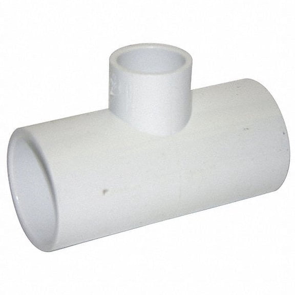 Lesso America 401-288, Plumbing,  PVC Pipe Fitting, Reducing Tee, SCH40, 2-1/2×2-1/2×3/4"