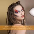 thumbnail image 4 of WILLBOND 5 Pcs Dreadlock Interlocking Tool for Locs with Metal Box Sisterlock Retighten Tool for Dreadlocks Interlocks Crochet Braiding Hair Tightening Maintaining Extensions Accessory(Gold), 4 of 8