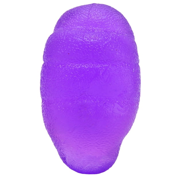 Pelota de gel para ejercicios de resistencia múltiple, ideal para fortalecer los músculos de las manos, dedos y muñecas, alivia el estrés (morado).