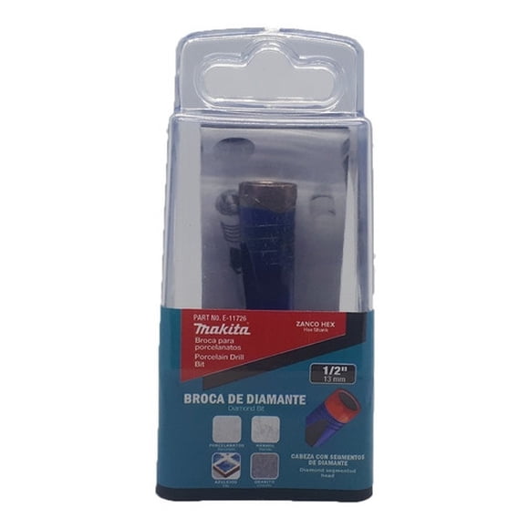 Broca De Diamante Para Porcelanato 1/2 Makita E11726 E11726