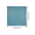 thumbnail image 3 of INSPIRE CHIC Women's 1950s Polka Dots Chiffon Square Scarf, Retro Lightweight Soft Sheer Scarf with Magnetic Buckle 25.6x25.6" Dark Green-White Dots, 3 of 6