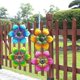 thumbnail image 2 of Escultura de flor de Metal YONGSHENG 4 Piezas Colorido, 2 of 5