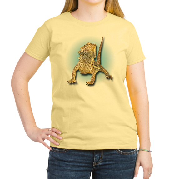 CafePress - Bearded Dragon Women's Pink T Shirt - Women's Classic T-Shirt