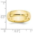 thumbnail image 4 of Avariah 10k Yellow Gold 6.2mm Lightweight Comfort Fit Wedding Band Size 8 - Ring Size 8.0, 4 of 7