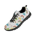 thumbnail image 5 of Psesaysky Adult Running Shoes Lightweight Breathable Walking Sneakers Print Tennis Shoes Cute Rainbow and Clouds Gifts for Women, 5 of 7