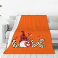 thumbnail image 4 of Cauagu Love Gnomes Pattern Flannel Bed Blankets,Fleece Blanket Comfortable Air Conditioning Blanket for Sofa Bed Travel Couch & Living Room -50"x40", 4 of 8