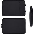 thumbnail image 2 of ZHUYING 14.1-15.4inch Laptop Sleeve Case for Dell XPS 15/Latitude 14/Inspiron 14, Acer HP Lenovo ASUS Chromebook 14/ HP Stream 14/ ASUS ZenBook VivoBook 14/ IdeaPad 3 Computer Notebook Bag（black/gray）, 2 of 5