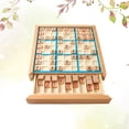 thumbnail image 4 of KAKOWELY number puzzle game board 1 Set Wooden Kids Numbers Puzzle Educational Playing Game Logical Development Reasoning Training Toy for Boys Girls (Random Color), 4 of 4