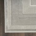thumbnail image 5 of Nourison Glam Geometric Silver 3'11" x 5'11" Area Rug (4x6), 5 of 9