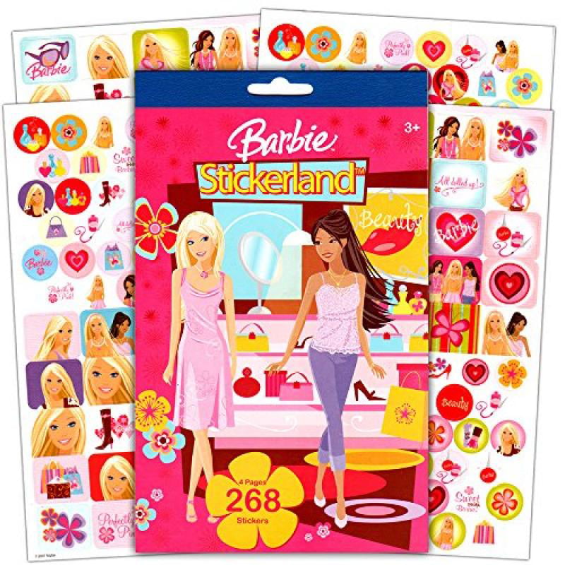 Barbie Sticker Book 268 Stickers Walmart Com Walmart Com