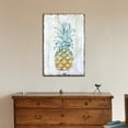 thumbnail image 2 of wall26 Canvas Wall Art - Pineapple on Wood Style Background - Giclee Print Gallery Wrap Modern Home Art | Ready to Hang - 32x48 inches, 2 of 3