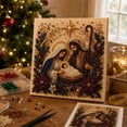 thumbnail image 2 of Religious Christmas Nativity Diamond Painting Kit Holy Family Pearl Bead Art Birth of Jesus 5D Resin Rhinestone Canvas Catholic Christian Wall Decor Spiritual Holiday Handmade Gift, 2 of 7