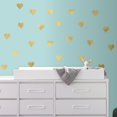 thumbnail image 1 of Gold Heart Peel and Stick Wall Decals, 1 of 2
