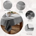 thumbnail image 5 of Grey Table Cloth Waterproof Tablecloths, Modern Oil Painted Art Abstract Geometric Tablecloth Dining Table Cover for Kitchen Party Tabletop Outdoor, Rectangle Tablecloth 52x70 Inch, 5 of 9
