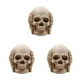 thumbnail image 4 of Naiovety Decoración de fiesta blanca debe tener luces de calavera brillantes de Halloween exquisita decoración de fiesta de resina no escuchar Type1 NO1, 4 of 6