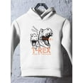 thumbnail image 3 of Sharp Teeth T Rex King Of Dinos Hoodie Toddler -Image by Shutterstock,  5 Toddler, 3 of 4