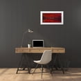 thumbnail image 3 of Chen, Liang 18x11 White Modern Wood Framed Museum Art Print Titled - Burning red leaves, 3 of 4