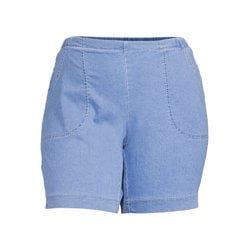 JMS Just My Size by Hanes Women's Plus Size 2 Pocket Pull-On Shorts