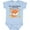AE-Light Blue, variant on My Grandma Loves Me Little Fox Boys or Girls Baby Bodysuit