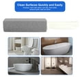 thumbnail image 4 of 2pcs Pumice Stone Cleaner, TSV Pumice Stone Toilet Bowl Cleaner with Long Handle, Hard Water Build up Remover, Toilet Bowl Stain Ring Remover, Natural Pumice Scouring Sticks, Gray, 4 of 8