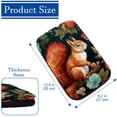 thumbnail image 4 of Squirrel Soft Comfortable Furry Printed Car Armrest Mat Cover Accessories Pad 12.5x8.2 Inch, 4 of 6