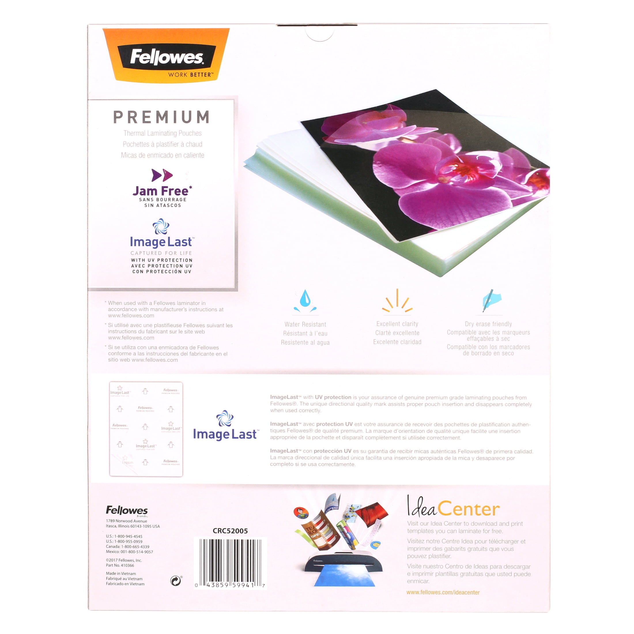 Fellowes A4 Glossy Pockets 125 x 100 - Laminating machine & pouches - LDLC  3-year warranty
