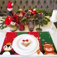 thumbnail image 4 of Dvkptbk Sets de Table de Noël Sets de Table Occidentaux Sets de Table de Cuisine Restaurant Sets de Table Isolés Kitchen Essentials, 4 of 6