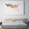 thumbnail image 3 of Autumn Maple Tree Wall Stickers, Chinese Style Autumn Fallen Leaves Wall Murals Peel and Stick 3D Wall Art Stickers Murals Home Decor for Girls Bedroom Nursery Rooms Living Room, 3 of 10