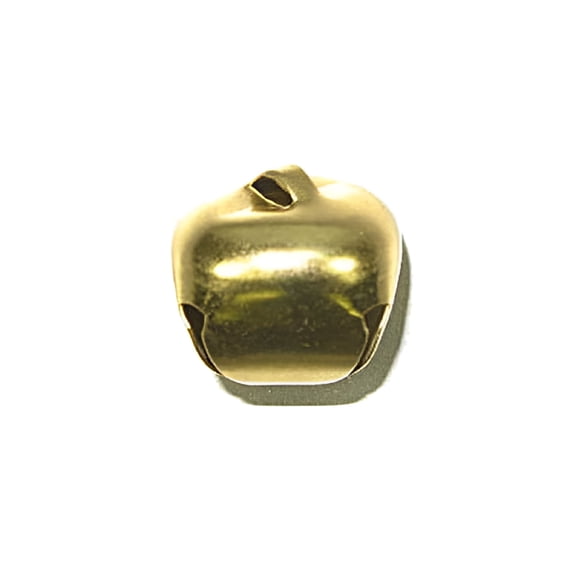 BESTSKY Jingle Bells 25mm Round Gold 10 Pack