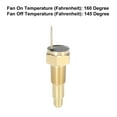 thumbnail image 4 of Coche Radiador Ventilador Térmico Interruptor 1/8" NPT 160 Grados en 145 Grados Apagado, 4 of 6