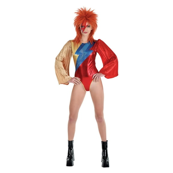 Amscan Glam Rock Bodysuit Adult Costume | S/M Female