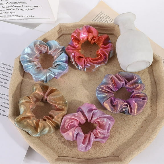 Luxshiny 18Pcs Assorted Color Hair Scrunchies Stylish Woman Headdress Hair Accessories