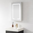 thumbnail image 4 of Santona 20 in.W x 32 in.H Medicine Cabinet with Aluminum Frameless LED Mirror, 4 of 16