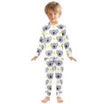 thumbnail image 3 of Koala Stars Pattern Cotton Pajamas 2 Piece Set Sleepwear Soft and Comfortable Homewear Nightwear, 3 of 7