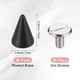 thumbnail image 3 of Uxcell 36 juegos de remaches en forma de cono de 10x7 mm de latón + tornillos de hierro para manualidades Sub-negro, 3 of 7