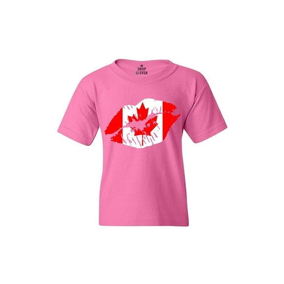 MmF - Big Girls T-Shirts and Tank Tops, up to Big Girls Size 24 - Canada Flag