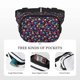 thumbnail image 5 of Easygdp Skull rainbow color mushroom Fanny Packs para Mujeres y Hombres, Bolsa de Cinturón, Bolsos de Cruz para Trabajo/Correr/Senderismo, 5 of 9