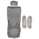 thumbnail image 4 of Fundas de asiento para silla de oficina elásticas, funda para reposabrazos, protector de asiento lavable, Gris, 4 of 9