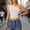White, variant on DuoJiaJ Womens Off Shoulder Top, Sleeveless Solid Color Crop Tank Black L
