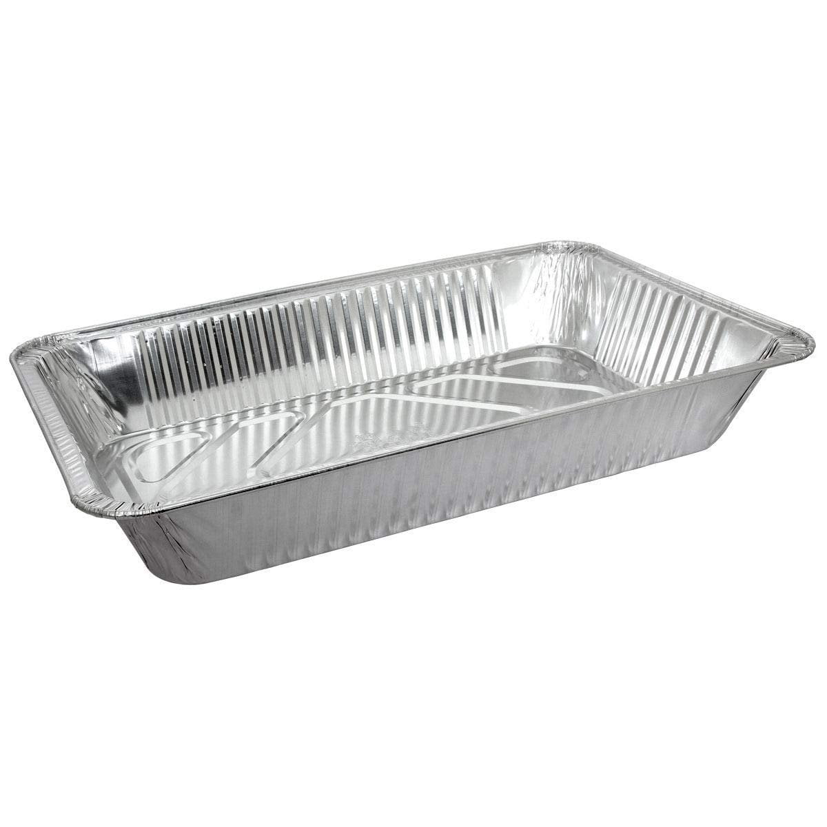 2-40 Aluminum Foil BBQ Tray Disposable Roasting Oven Pizza Bakeware 32cm 