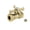 Brass, variant on Kingston Brass CC44151ZX 1/2-Inch FIP x 1/2-Inch or 7/16-Inch Slip Joint Quarter-Turn Straight Shut-Off Valve in Polished Chrome