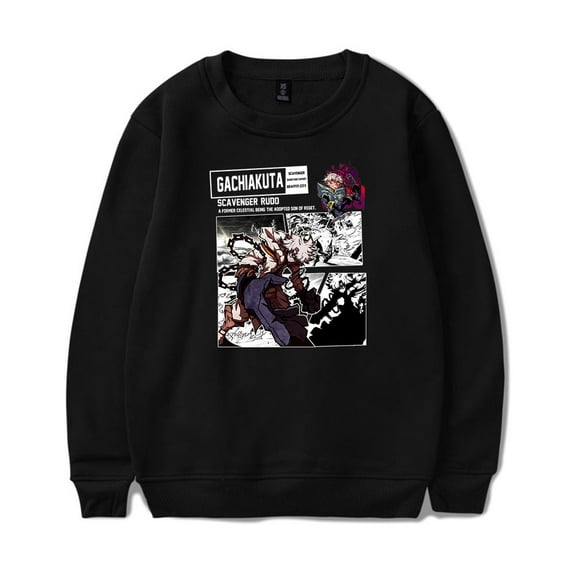 Gachiakuta Merch Long Sleeve Crewneck Sweatshirt For Men/Women Unisex Fashion Cosplay Winter Streetwear Top