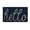Navy, variant on DII Hello Coir Fiber Doormat Non-Slip Durable Outdoor/Indoor, Pet Friendly, 17x29", Navy