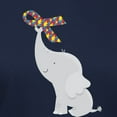 thumbnail image 3 of CafePress - Autism Elephant Awareness T Shirt - Women's Traditional Fit Dark T-Shirt, 3 of 4