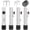 White- 2-LEVEL Adjustable, variant on Folding Table Leg Extenders 2 Levels Adjustable Height Steel Furniture Risers 4-Pack